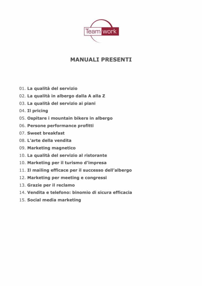 Collezione 15 manuali Teamwork - immagine 2