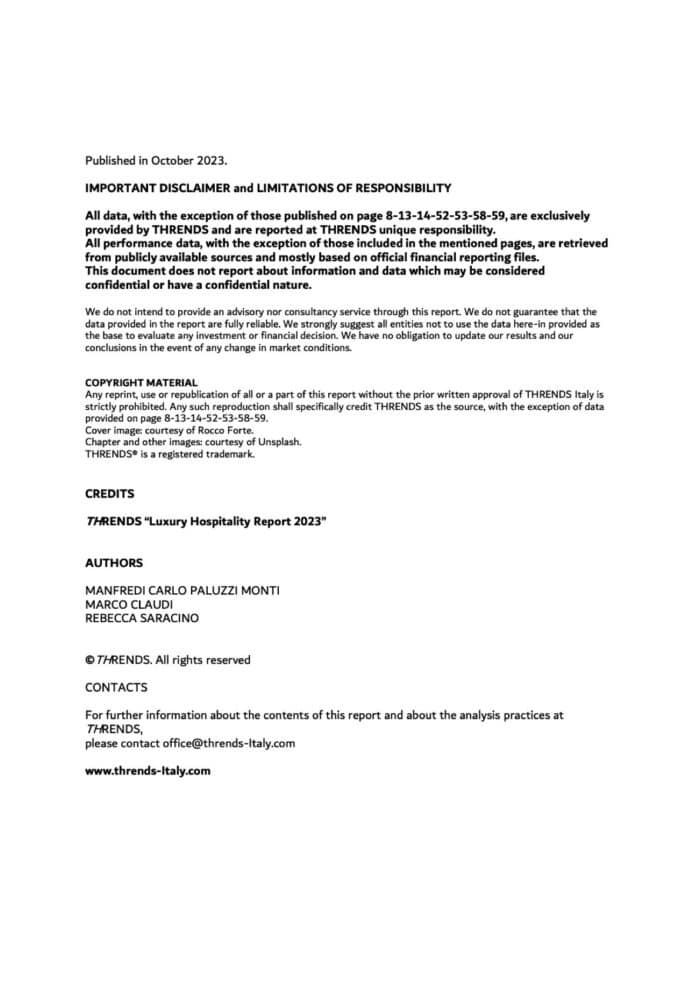 Luxury Hospitality Report - Italy 2023 - immagine 3