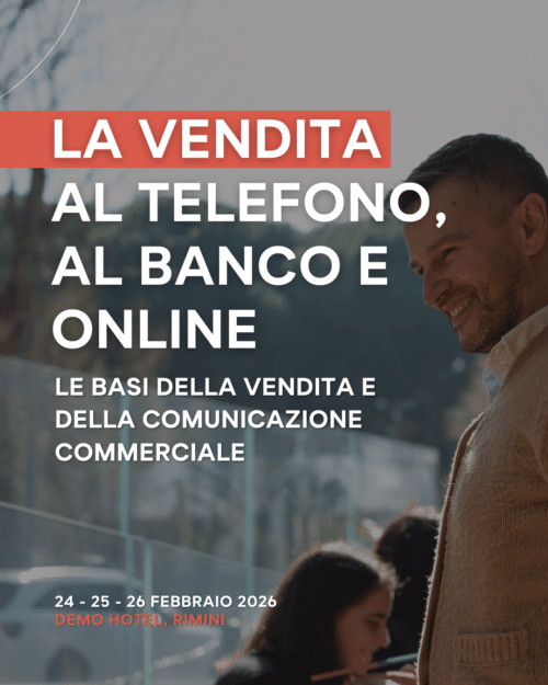 La vendita al telefono, al banco e online